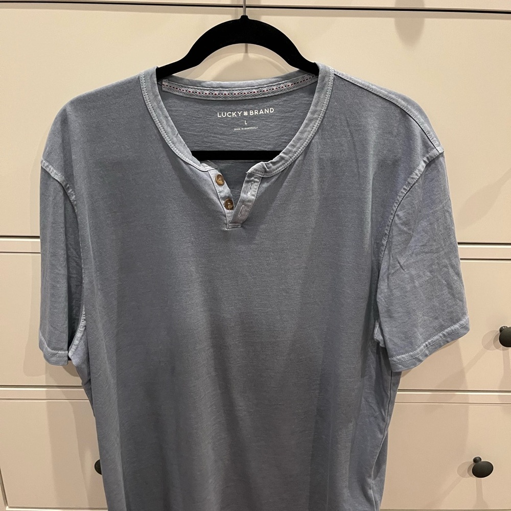 Lucky Brand Blue Short Sleeve Tee